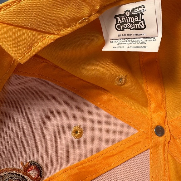 Yellow Culturefly Animal Crossing Tom Nook SnapBack hat - Picture 6 of 7